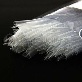 Schrumpfschlauch-Set transparent 1mm - 10mm Durchmesser 135 teilig 10cm lang