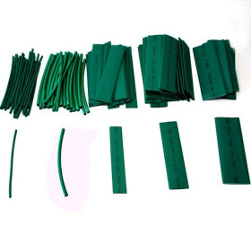 Schrumpfschlauch-Set grün 2mm - 20mm Durchmesser 111 teilig 10cm lang