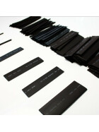 Schrumpfschlauch-Set schwarz 2mm - 20mm Durchmesser 111 teilig 10cm lang