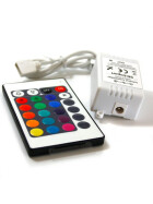 RGB Controller mit 24 Tasten Fernbedienung 1 Ausgang für RGB Leisten