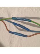 Stoßverbinder blau 1,5mm²-2,5mm² Schrumpfverbinder Kabelverbinder