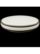 Cover mit silbernen Ringen (1. Modell) für 24W Deckenleuchte rund