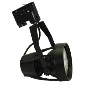 LED Strahler für Euroschiene 24W schwarz schwenkbar E27 warmweiß 2700K Stromschiene Schienenstrahler 90Ra Leuchte
