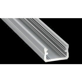 Profil Typ A flach 16 x 9,28 mm Möbelprofil Aluminium