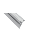 1m Alu Profil Typ LOGI Silber, eloxiert
