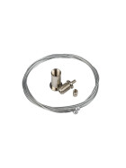Stromf&uuml;hrende Kabel als Aufh&auml;ngung - SET - 1250 mm, 0,75 mm2