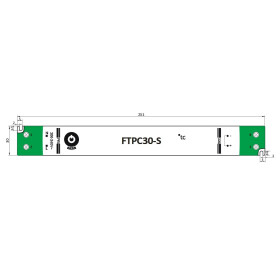 POS Netzteile schmal 12V 2,5A Konstantspannung Kunsstoffgehäuse Serie FTPC-S