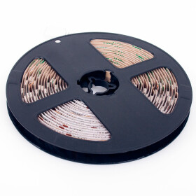 DEMODU® ECO 12V LED Streifen RGB mehrfarbig bunt 5m 60 SMD/m 5050 IP20 dimmbar