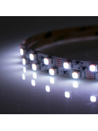 DEMODU® PREMIUM 12V LED Streifen RGB mehrfarbig bunt 5m 72 SMD/m 3535 IP20 dimmbar