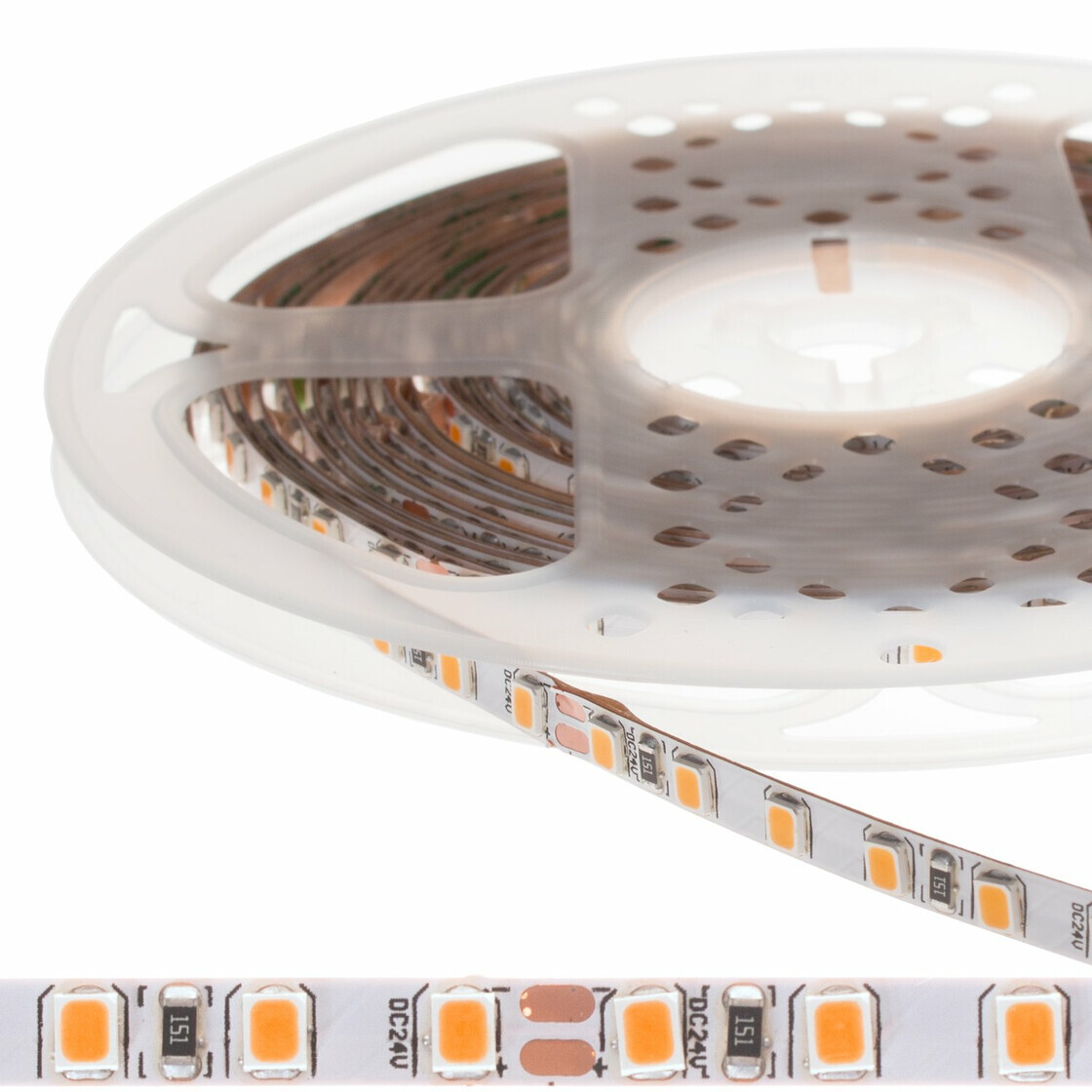 DEMODU® PREMIUM 24V LED Streifen weiße Farbtöne 5m Rolle IP20 sehr he,  21,99 €