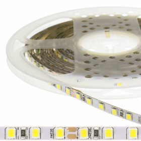 DEMODU® PREMIUM 24V LED Streifen Tageslicht 6000K 5m 120 SMD/m 2835 IP20 dimmbar
