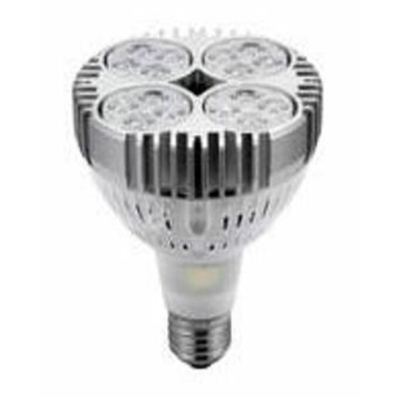 PAR30 35Watt LED Leuchtmittel E27 aktivgek&uuml;hlt mit grauem Geh&auml;use