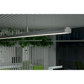 DEMODU® Stella LED Design Pendelleuchte für Arbeitsplatz und Büroräume 150cm 45Watt 3000k nicht dimmbar