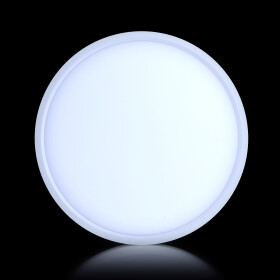 DEMODU® LUNA 24W LED Wand- und Deckenleuchte 30cm  weiß rund Lampe 150lm/W TÜV leistungsstark Lichtfarbe einstellbar CCT