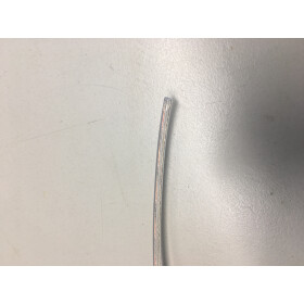 Kabel Zweiadrig Durchmesser 2,5mm 0,25mm2 durchsichtig