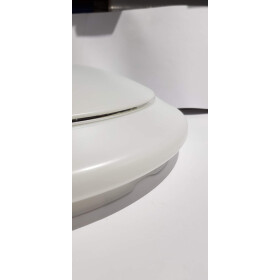 40cm weißes cover mit silberring für 24W Lampe