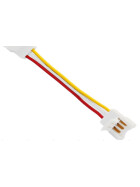CCT-LED Streifen Verbinder rot/weiß/gelb 3PIN 10mm max. 5A 13cm Kabel dazwischen