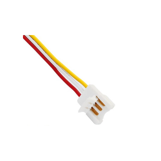CCT-LED Streifen Verbinder rot/wei&szlig;/gelb 3PIN 10mm max. 5A 14cm Kabel