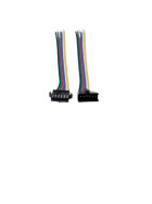 RGBCCT Steck-Verbinder 6-polig zum löten je 10cm Kabel