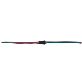 RGB Steck-Verbinder 4-polig zum l&ouml;ten je 15cm Kabel