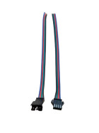 RGB Steck-Verbinder 4-polig zum löten je 15cm Kabel, 4,99 €