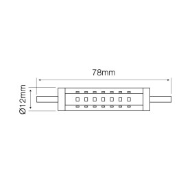 LED line® R7s 6W 4000K 500lm 220-240V 78mm mini
