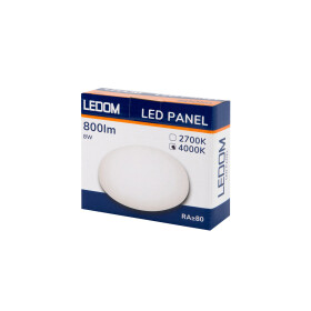 LEDOM rahmenloses LED panel 8W 4000K 800lm