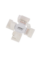 LED line® Stecker für LED-Streifen CLICK CONNECTOR eckig 12 mm 5 PIN Typ + RGBW