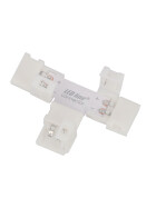 LED line® Stecker für LED-Streifen CLICK CONNECTOR eckig 8 mm 2 PIN Typ T
