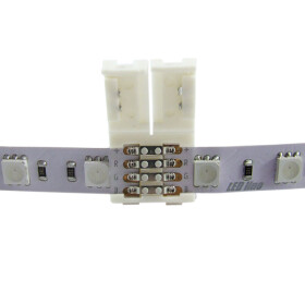 LED line® Stecker für LED-Streifen CLICK CONNECTOR double 10 mm 4 PIN RGB