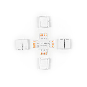 LED line® Stecker für LED-Streifen CLICK CONNECTOR eckig 10 mm 4 PIN Typ + RGB