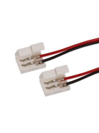 LED line® Stecker für LED-Streifen CLICK CONNECTOR 8 mm 2 PIN mit einem Kabel