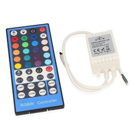 LED RGBW IR-Controller 12V 8A + 40-Tasten-Fernbedienung