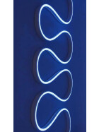DEMODU® PRO 12V LED Neonflex Streifen blau 8W/m 12x6mm 5m 120 SMD/m 2835 IP67 wasserfest