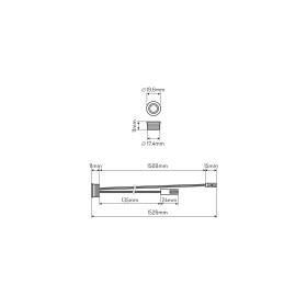 LED line® Channel Sensor Touch On/Off Dimmer