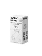 LED line® Gehäuse für 1-Phasen-Stromschienen GU10 weiß PIPE