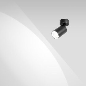 LED line® Aufbauleuchte GU10 schwarz PIPE