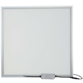 36W LED Panel 62cm warmwei&szlig; Deckenpanel Rasterdecke Odenwalddecke silberner Rahmen