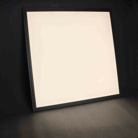 36W LED Panel 62cm warmwei&szlig; Deckenpanel Rasterdecke Odenwalddecke silberner Rahmen
