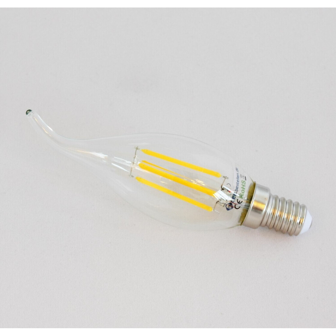 E27 E14 LED Lampe Birne 2W 4W 6W Kerze Leuchtmittel Glühlampe Filament Warmweiß