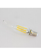 E14 LED Leuchtmittel Windstoß 4W Filament Lampe 3000K warmweiß wie 40W Retro Licht Vintage Kerze