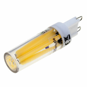 LED Filament G9 Leuchtmittel 3W warmweiß Retro 3000K wie 25W kleine Bauform, Halogenersatz, Lampe