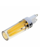 LED Filament G9 Leuchtmittel 3W warmweiß Retro 3000K wie 25W kleine Bauform, Halogenersatz, Lampe