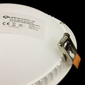 24W weiße runde LED UFO indirekte Deckenlampe, Einbaustrahler Ø 18cm 3200K warmweißes Licht, Lampe, Leuchte, Einbauspot, Spot