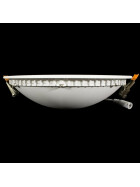 24W wei&szlig;e runde LED UFO indirekte Deckenlampe, Einbaustrahler &Oslash; 18cm 3200K warmwei&szlig;es Licht, Lampe, Leuchte, Einbauspot, Spot
