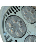 LED Strahler schwenkbar 35W weiß E27 warmweiß Stromschienenstrahler 3300K Euroschiene Leuchte Schienenstrahler