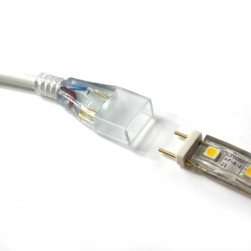 Anschluss Anschlusskabel, Netzteil f&uuml;r 230V LED Streifen 13mm SMD 5050