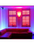 150cm LED UV Aluminium R&ouml;hre ALU Tube Schwarzlicht Partylicht Neonr&ouml;hre ultraviolettes Licht Leuchtstofflampe Lampe Party Club