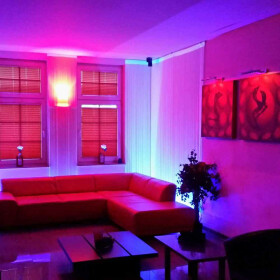 120cm LED UV Aluminium Röhre ALU Tube Schwarzlicht Partylicht Neonröhre ultraviolettes Licht Leuchtstofflampe Lampe Party Club