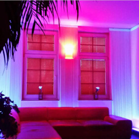 60cm LED UV Aluminium R&ouml;hre ALU Tube Schwarzlicht Partylicht Neonr&ouml;hre ultraviolettes Licht Leuchtstofflampe Lampe Party Club